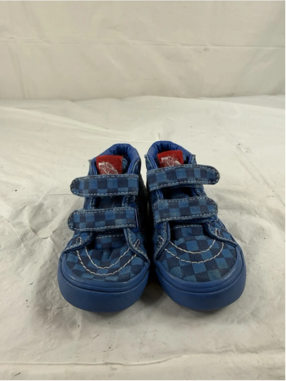Vans TODDLER Sk8-Mid Reissue V Mono Checkerboard Blue SIZE 5